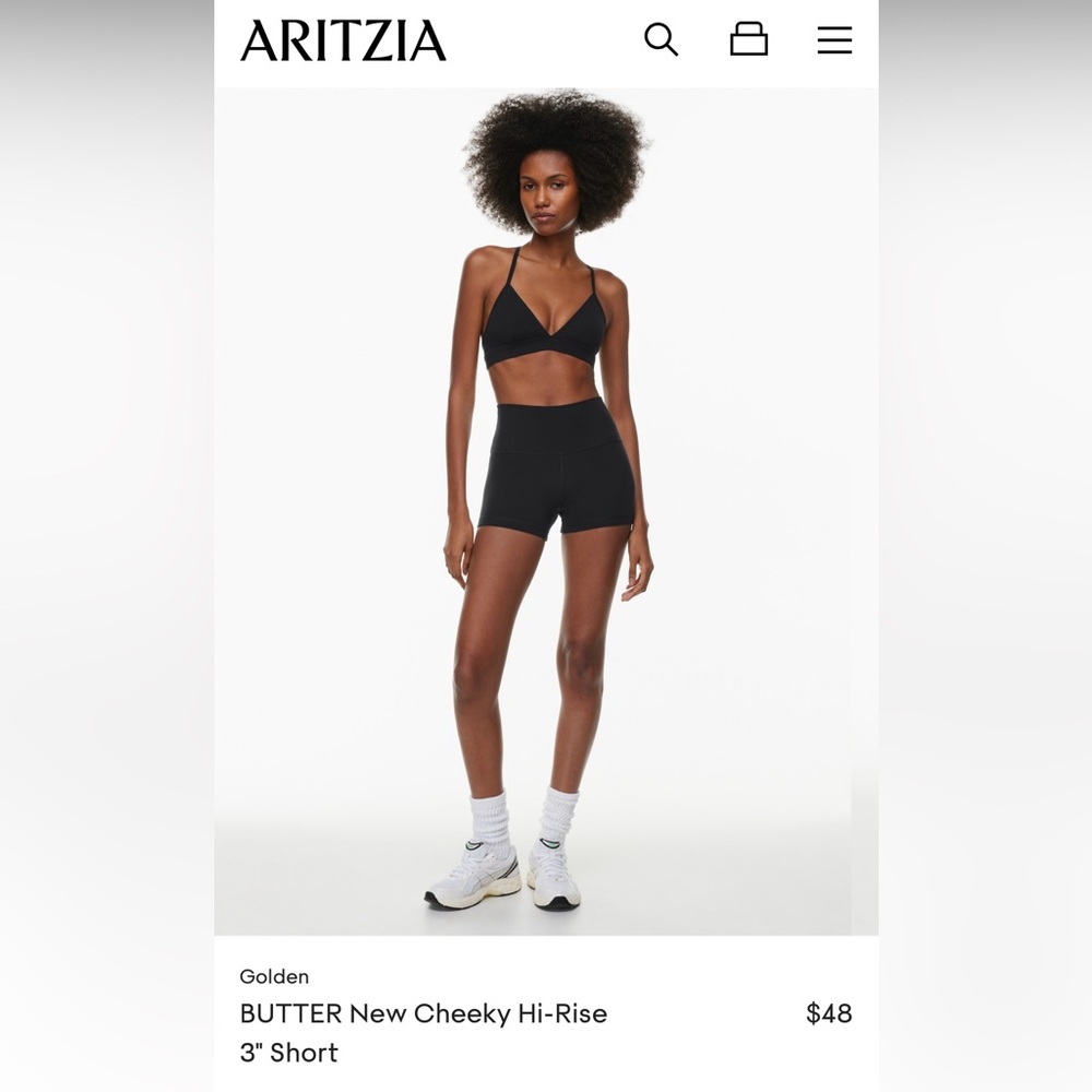 Aritzia bike shorts